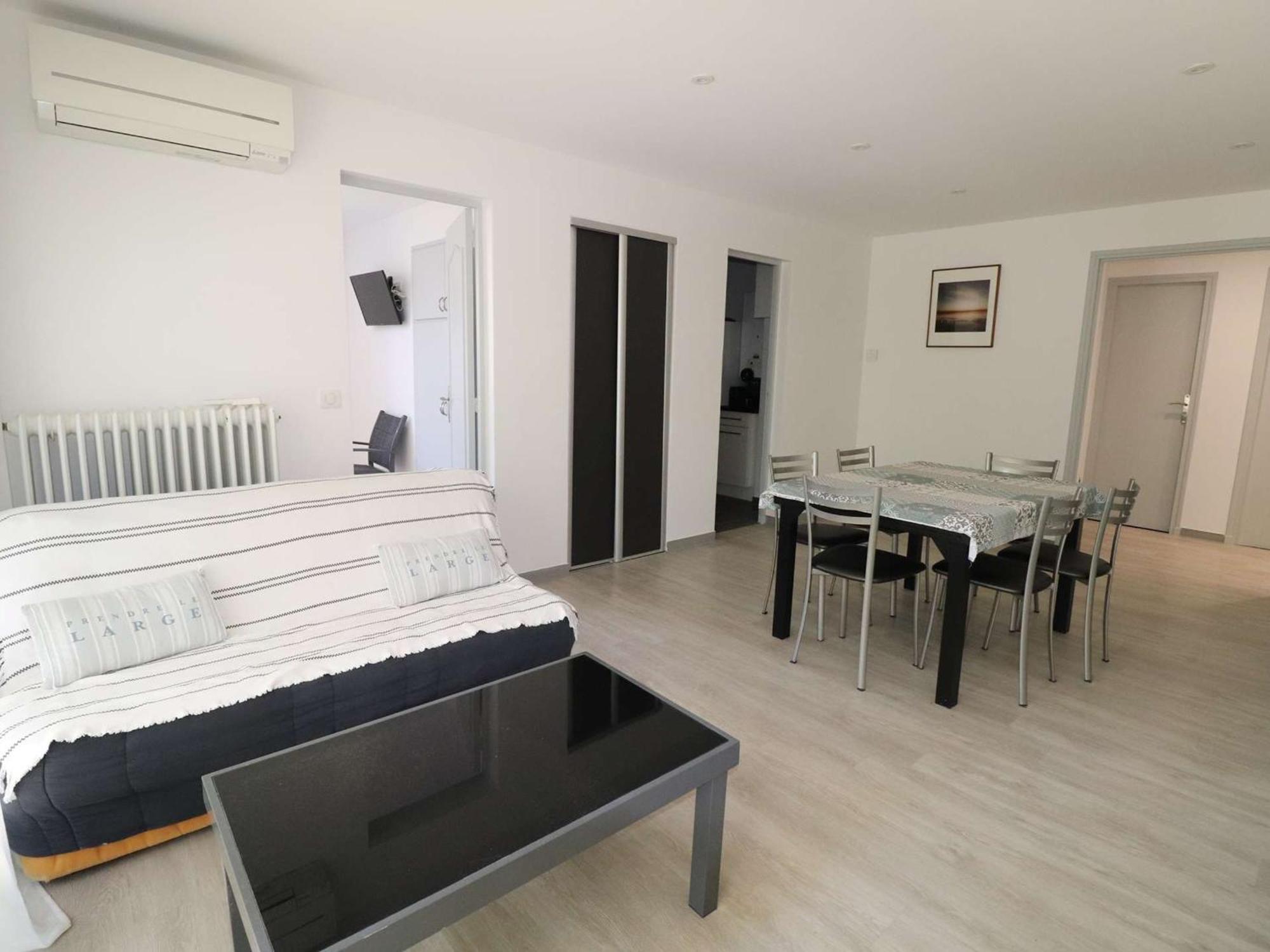 3 Pieces Climatise Avec Terrasse, Parking Prive, A 100M De La Plage, 7 Couchages - Fr-1-307-148 เลอ โกร-ดู-รัว ภายนอก รูปภาพ